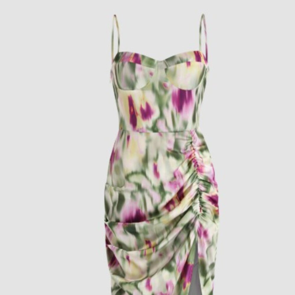 GORGEOUS Cider Multicolor Slit Dress (Worn Once)